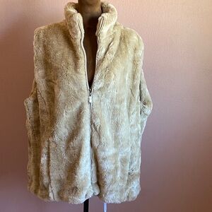 Coldwater Creek Tan Teddy Jacket